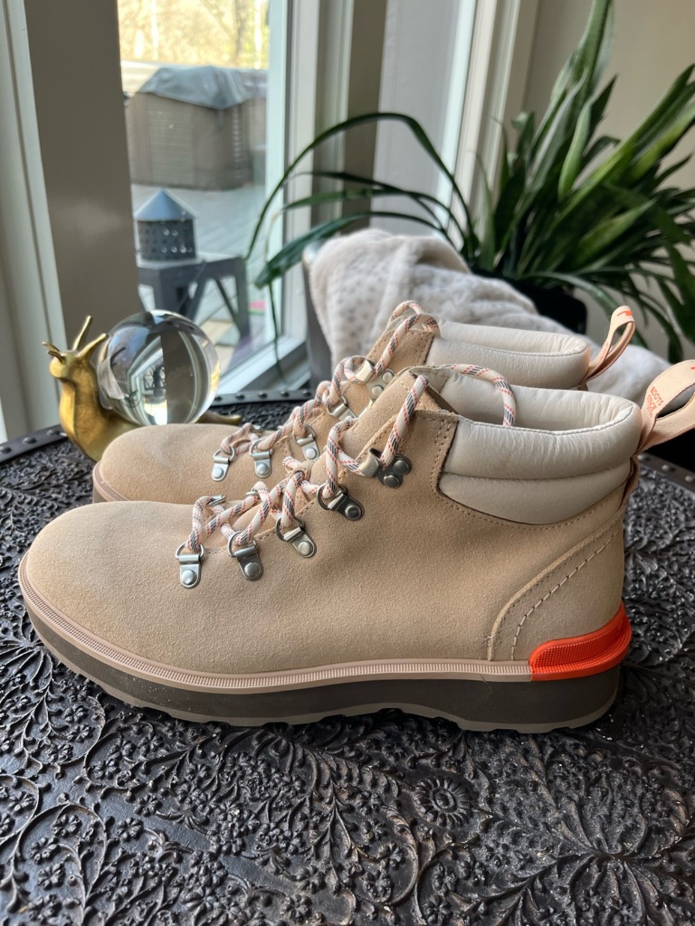 NEW SOREL HI LINE HIKER BOOTS IN CERAMIC MAJOR 11 - Picture 7 of 11